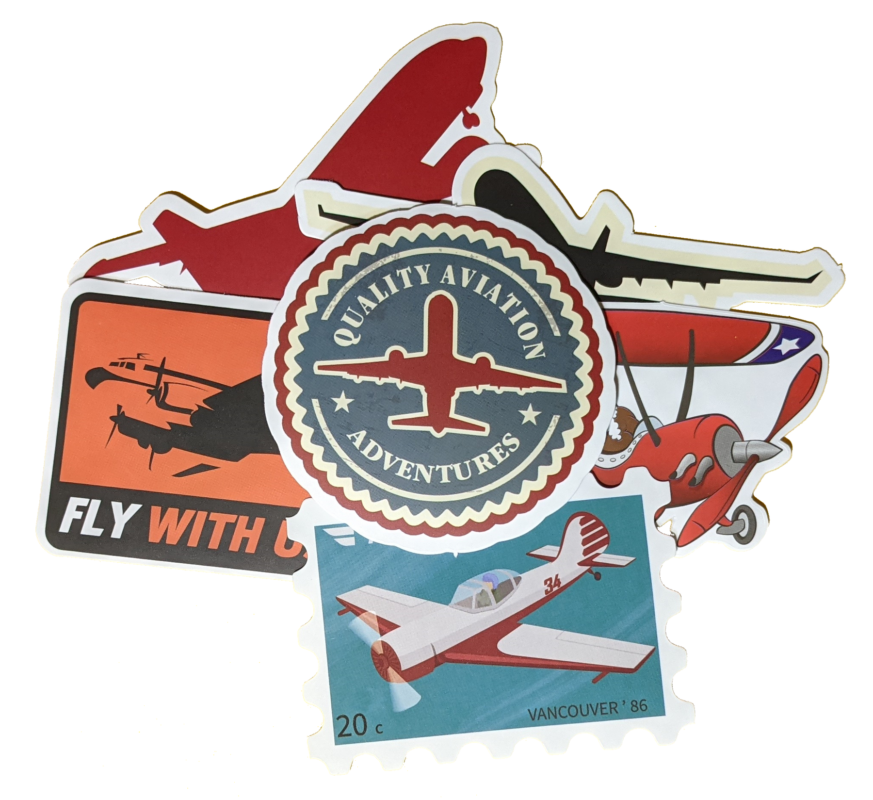Safe Flight Sticker Airplane Flight Stickers – Vagabond Paper