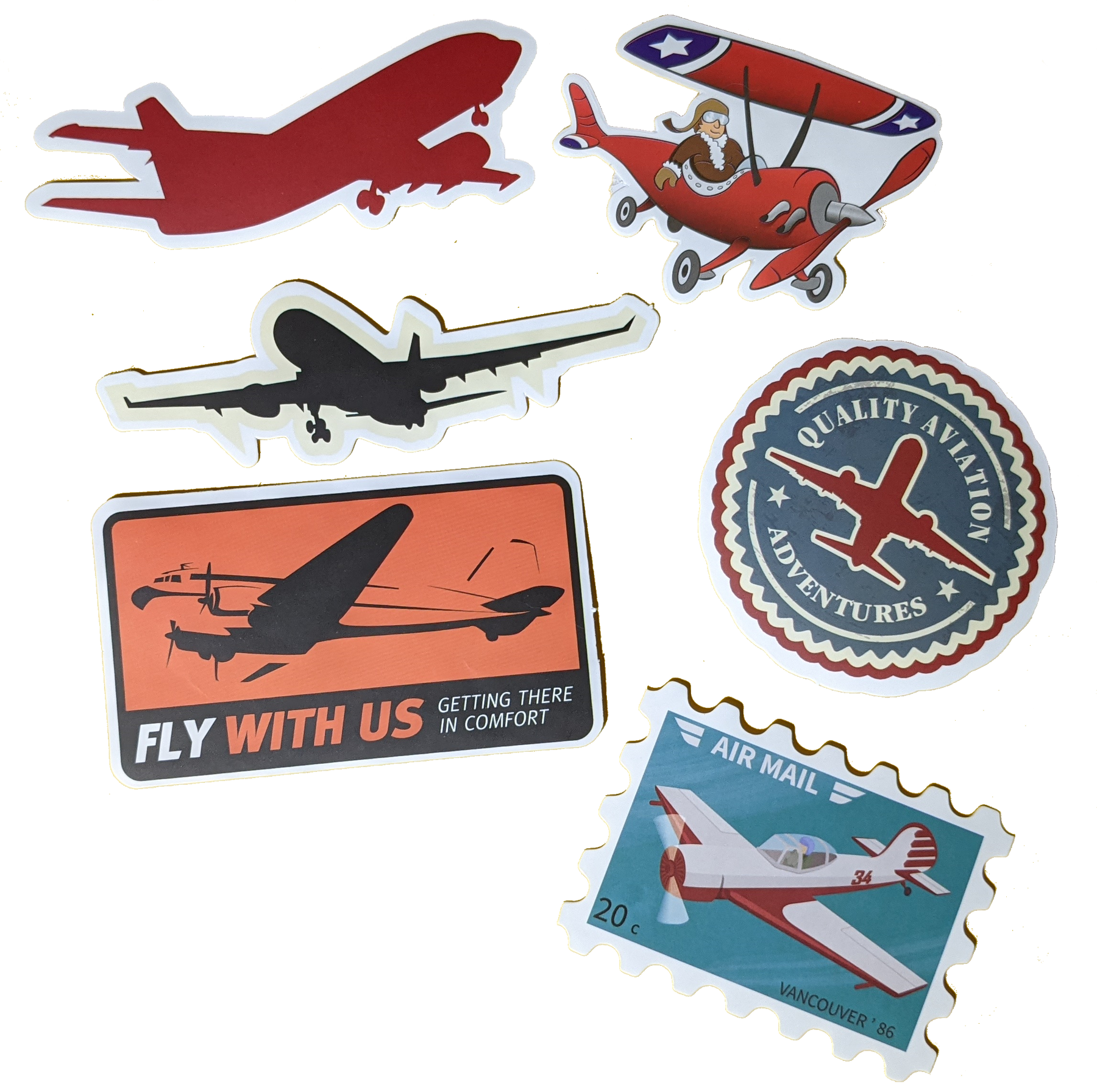 Flight Dispatch Sticker Airplane Flight Stickers – Vagabond Paper