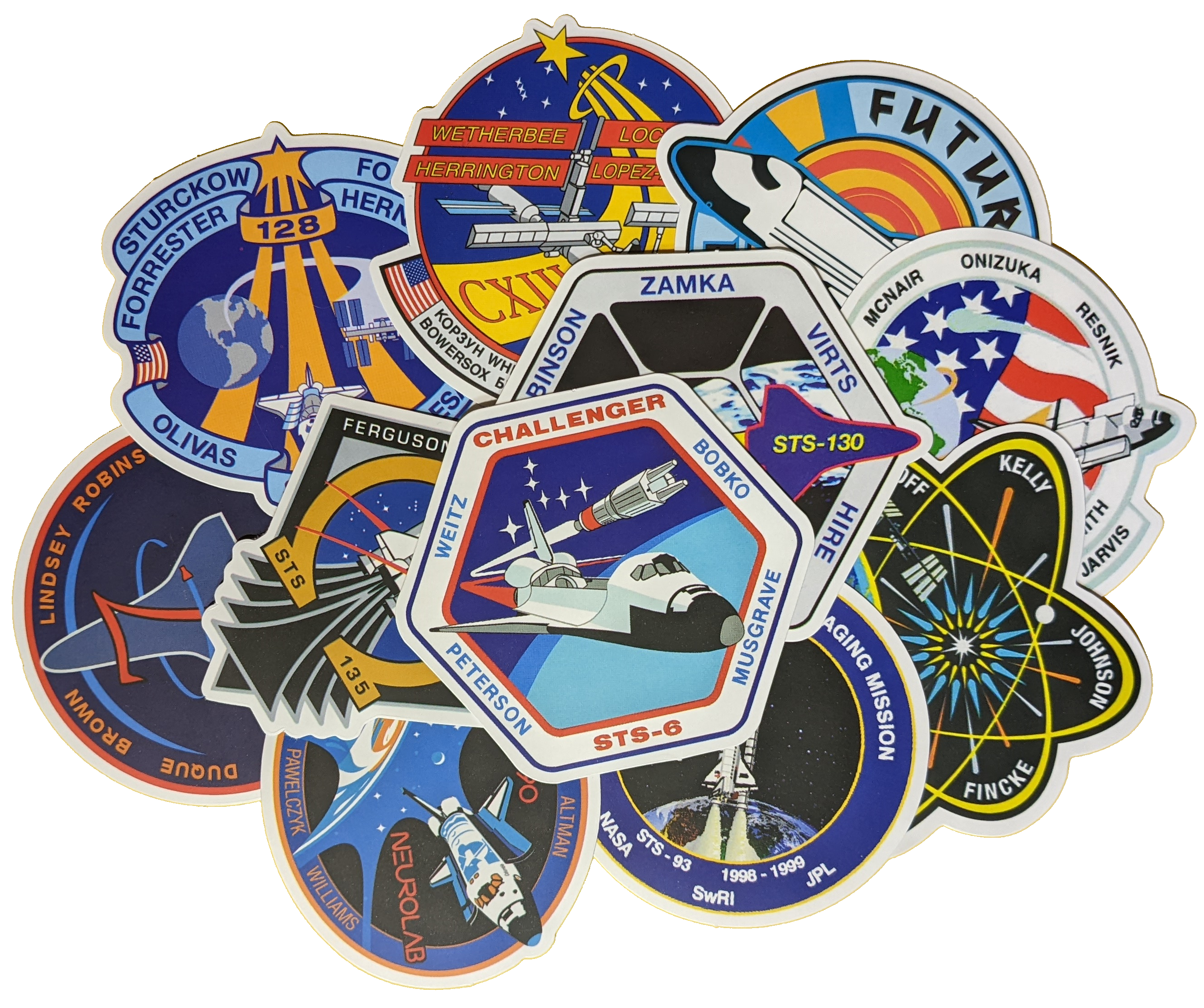 Mission Control Sticker Space Shuttle Mission Stickers – Vagabond Paper