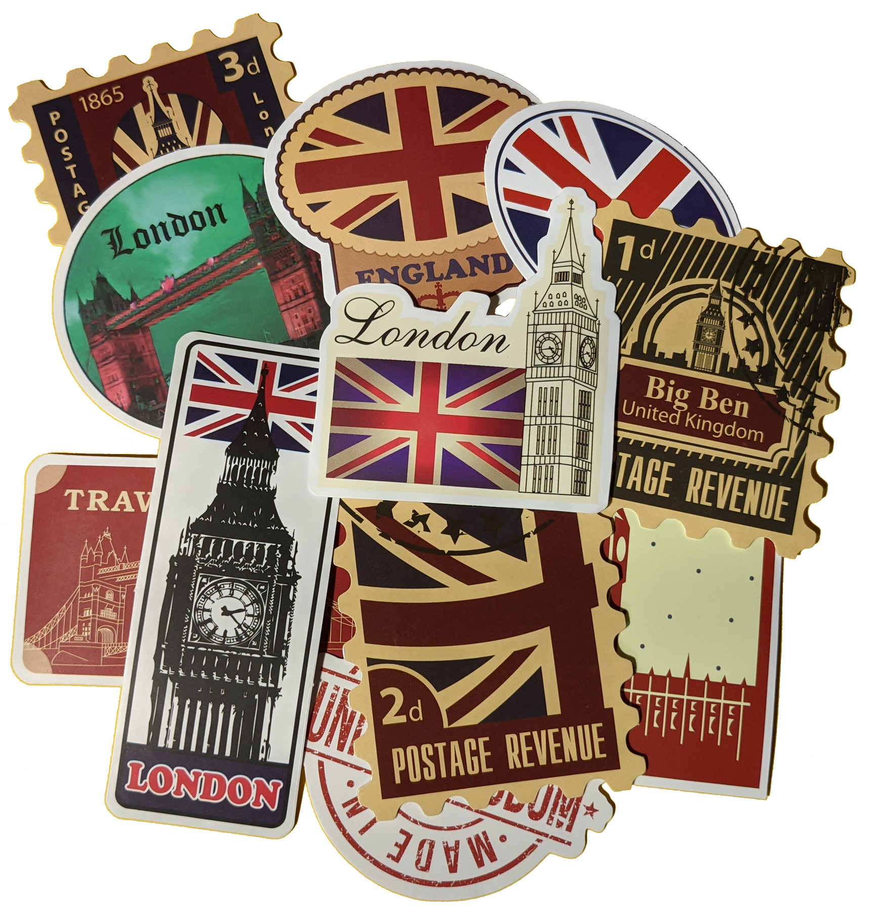 Round Uk Sticker United Kingdom Stickers – Vagabond Paper